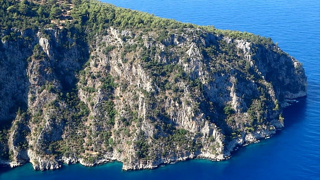 蝴蝶谷位于土耳其地中海深处视频素材