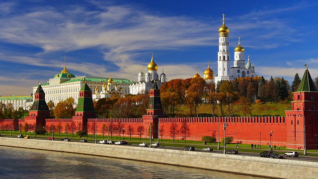 莫斯科克里姆林宫。视频下载