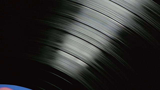 LP唱片轨道循环视频素材