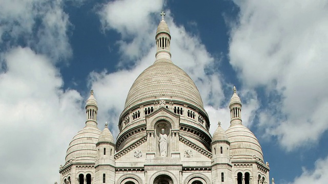 巴黎著名的教堂视频下载