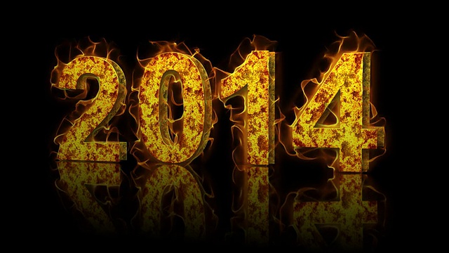新年2014火效果(循环)视频下载
