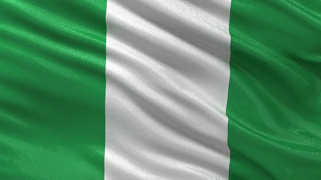 尼日利亚国旗-无缝环视频下载