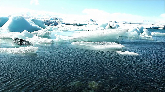 冰川湖视频素材