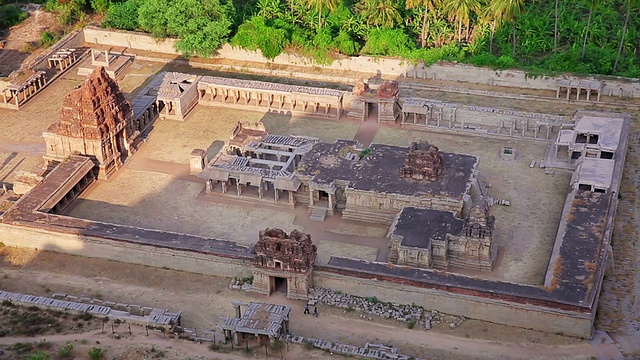 古老的印度教寺庙视频素材