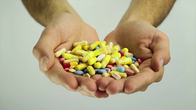 药物药物成瘾手的概念视频下载