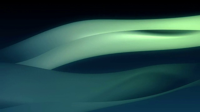 丝滑的绿色和蓝色的液体涟漪视频下载