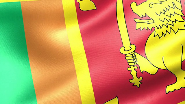 斯里兰卡国旗飘扬视频下载