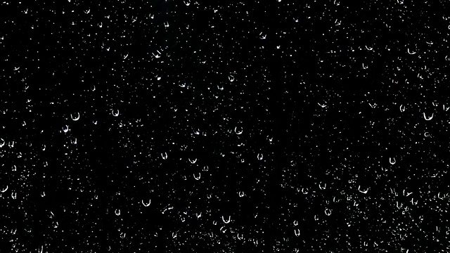 玻璃夜的雨点背景视频下载