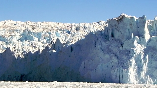 格陵兰岛冰缘全景图视频素材