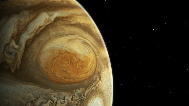 木星的大红斑视频素材
