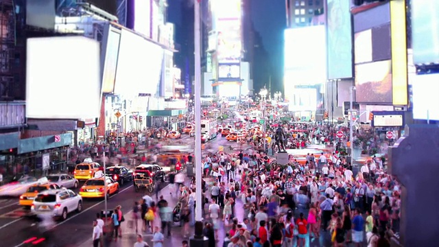 纽约时代广场视频素材