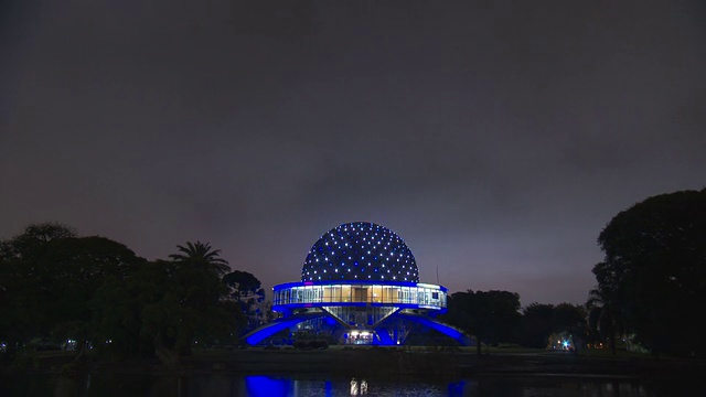 阿根廷布宜诺斯艾利斯天文馆时间流逝视频素材