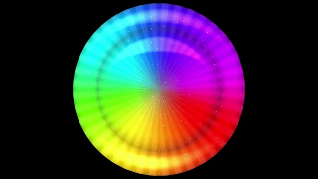 旋转彩虹按钮，无缝循环视频下载