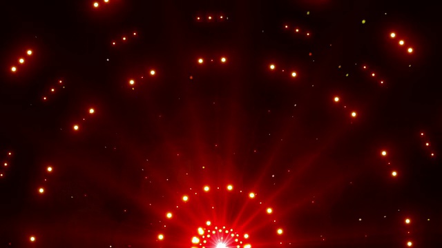 红色闪亮的灯光背景动画视频素材