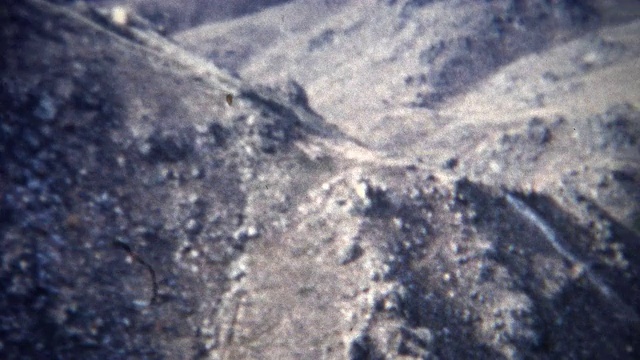 (8毫米胶片)大坝建筑标志景观1954视频素材