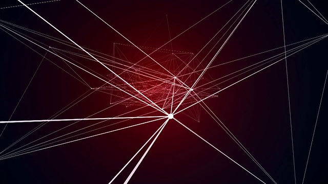 红丛网络连接环路视频素材