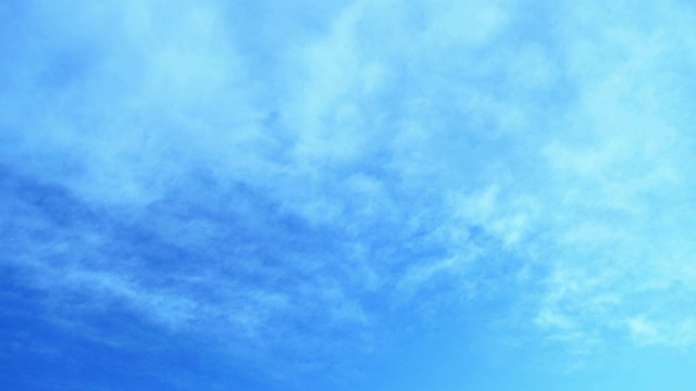 蓝天背景与白云4k时间间隔视频素材