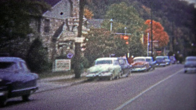 美国加特林堡——1954年:加特林堡被称为进入大烟山的大门。视频素材