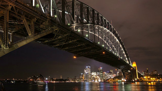 悉尼城市的黄昏时光视频素材