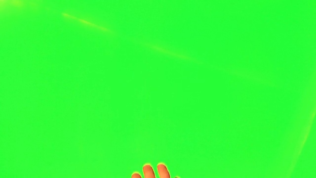 男性手势-绿色屏幕和阿尔法哑光视频素材