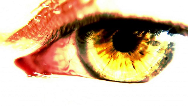 人眼球与瞳孔扩张的程式化效果视频下载