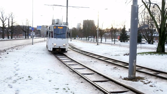 从Kopli来的小火车正在靠近视频下载