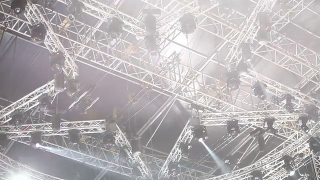 舞台照明系统视频素材