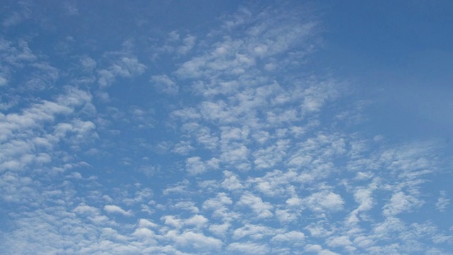 移动的云和蓝天视频素材