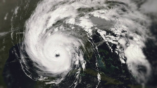 飓风登陆视频素材