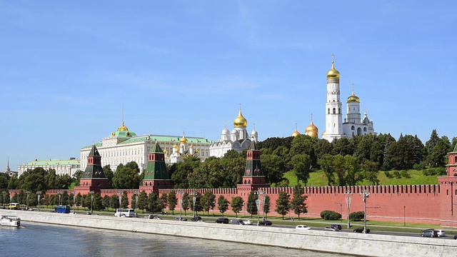 俄罗斯莫斯科的克里姆林宫视频下载
