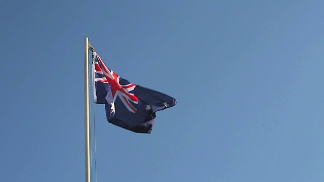 澳大利亚国旗视频素材