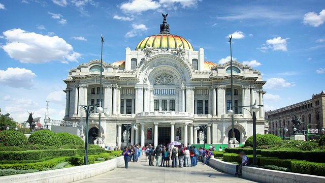 墨西哥城，贝拉斯阿尔特宫视频下载