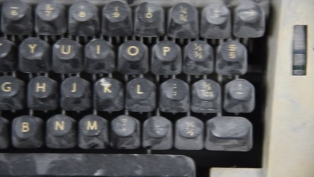 旧打字机视频下载