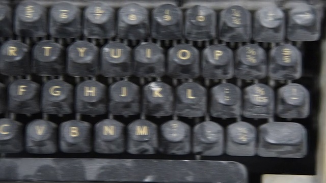 旧打字机视频下载