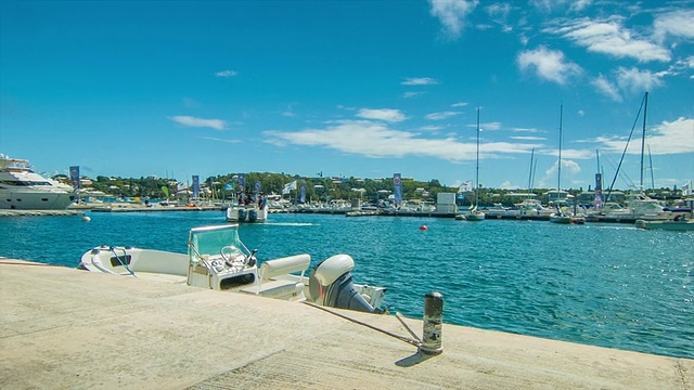 汉密尔顿港的皇家百慕大游艇俱乐部视频下载