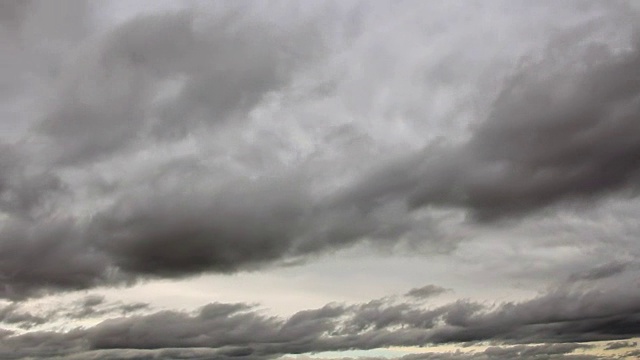 灰色的云的天空视频素材
