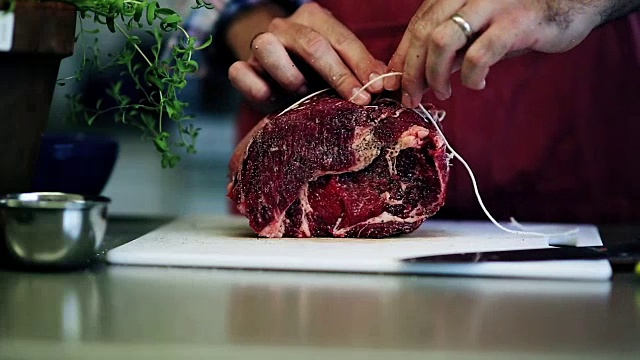 牛肉炖肉视频素材