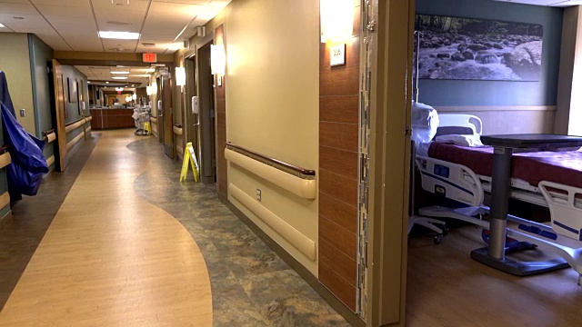 医院的走廊视频素材
