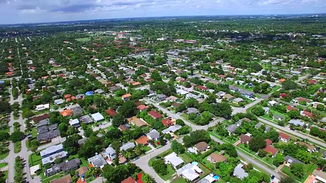 北迈阿密住宅区视频素材