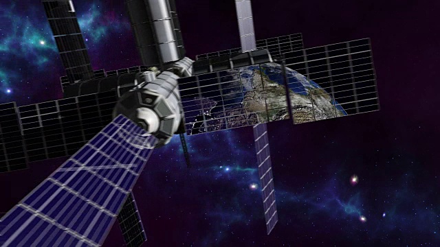 对卫星进入地球轨道的重大探索视频下载