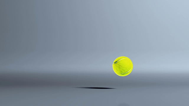 网球下落视频素材