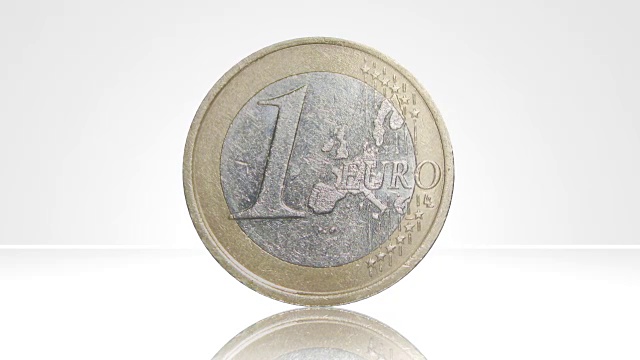 欧元硬币德国转身视频下载