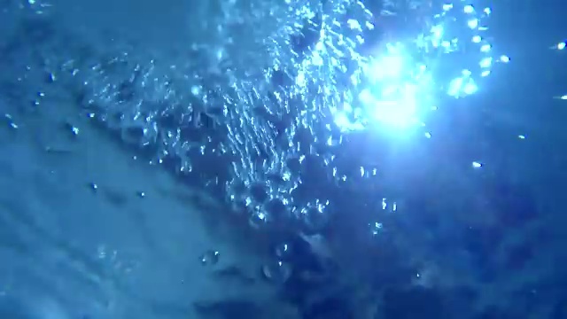 水泡泡浅蓝色背景运动纹理视频素材