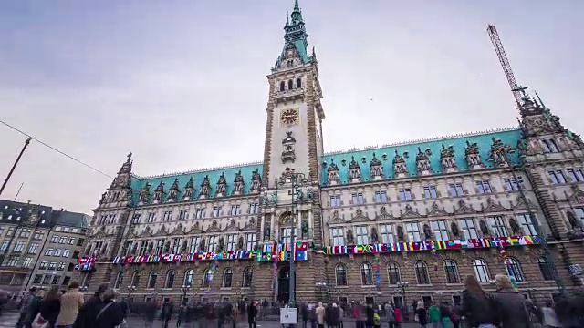 汉堡市政厅的坍塌视频下载