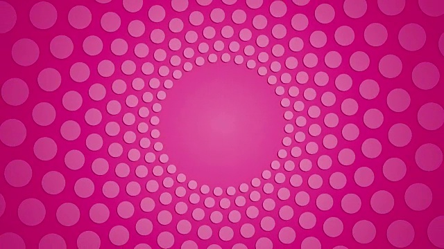 旋转粉色圆形背景视频素材