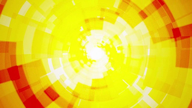 现代旋转抽象淡黄色橙色背景视频素材