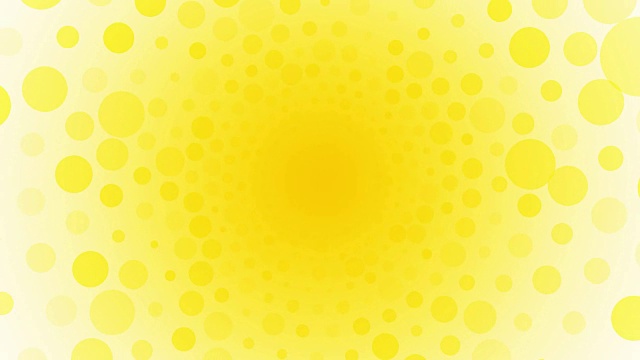 旋转明亮的黄色背景与圆形夏季太阳视频素材