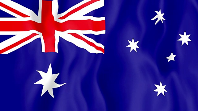 澳大利亚动画国旗视频下载