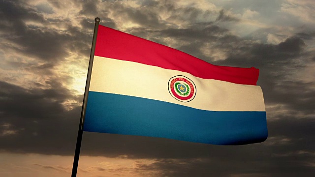 巴拉圭国旗视频下载