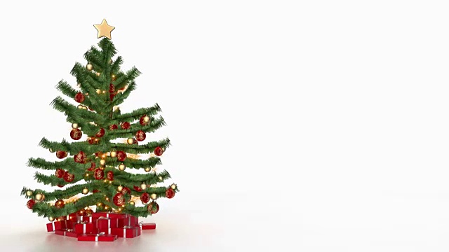 圣诞树视频素材